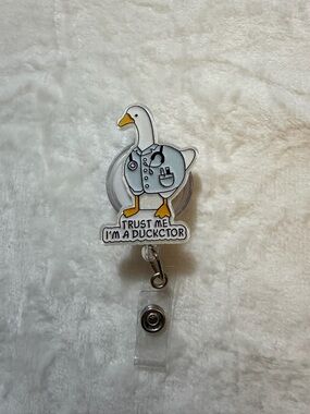 Trust Me I’m a Duckctor Retractable Badge Reel